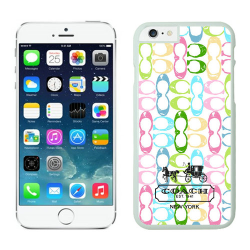 Coach Logo Monogram Multicolor iPhone 6 Cases EYW - Click Image to Close